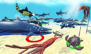 sea animal kingdom battle simulator: sea monster