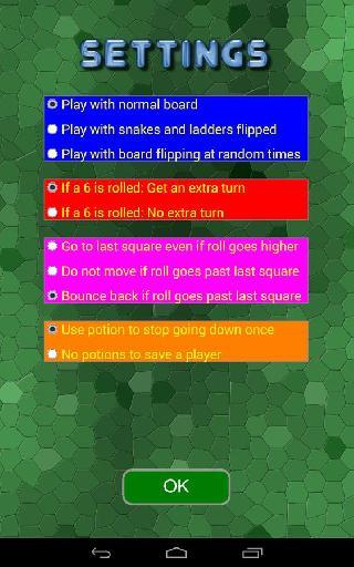 snakes and ladders game (ludo)