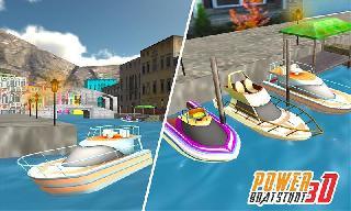 speed boat racing stunt mania