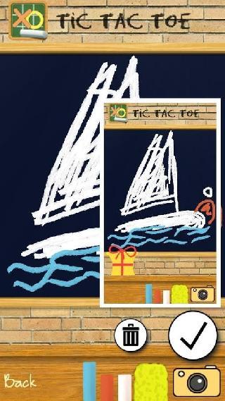 tic tac toe chalkboard pro
