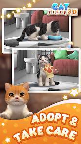 triple match - cat tiles 3d