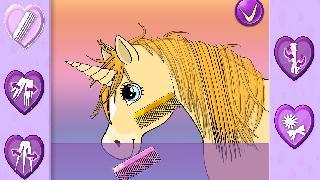unicorn care - mane braiding