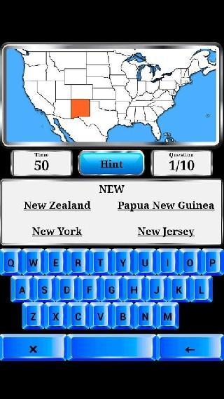 world geography: quiz game