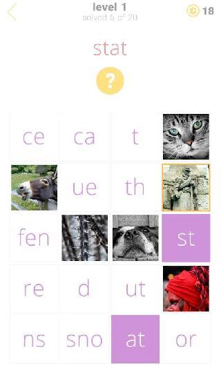 1 clue: words and syllables