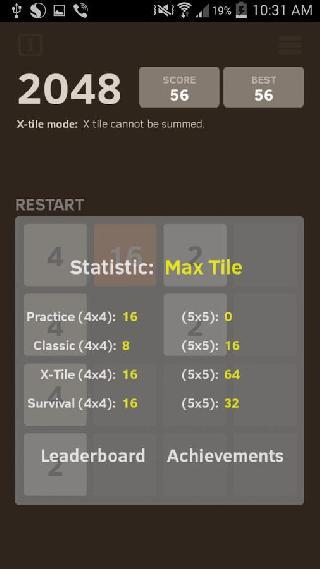 2048 number puzzle game