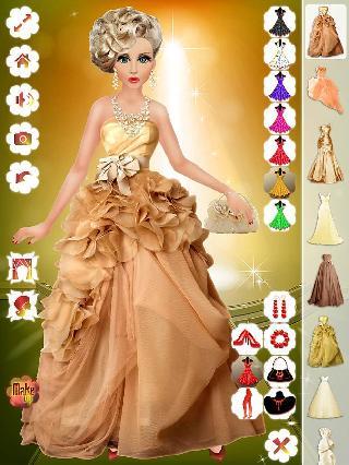barbie bridal makeup and dress
