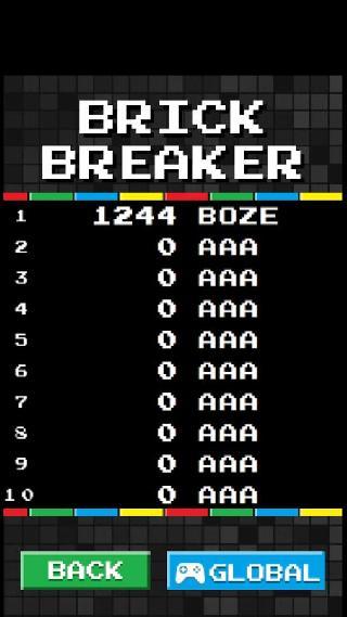 brick breaker arcade