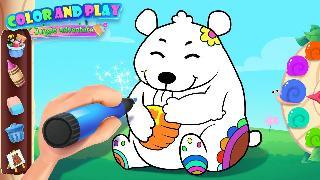 coloring book - kids drawing