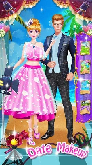 date makeup - love story