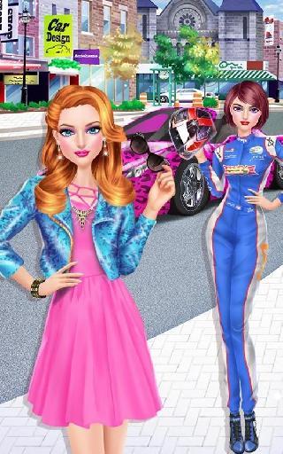 fashion car salon - girls game