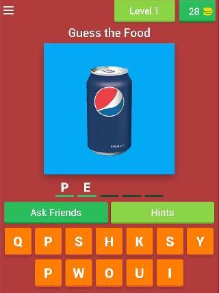 guess the food free quiz