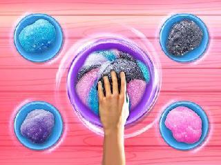 how to make glitter slime maker kids