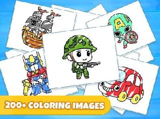 kids coloring games for boys