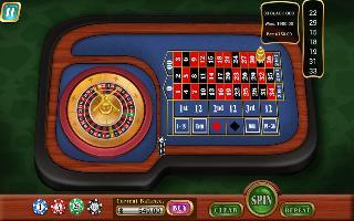 mini roulette table croupier
