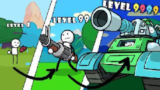 one gun: stickman