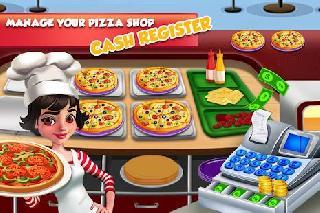 pizza maker restaurant cash register: cooking