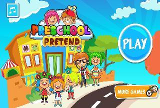 pretend preschool - kids school learning games