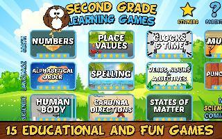 second grade learning games