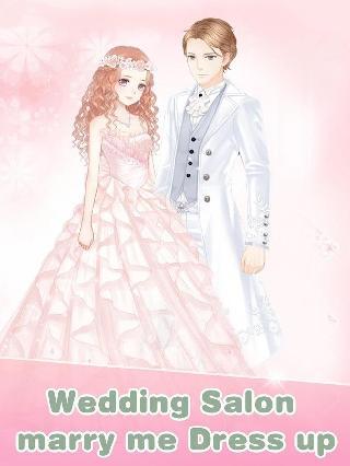 wedding salon marry me dress up