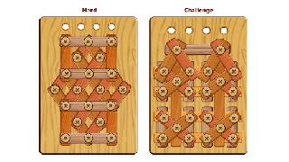 wood nuts and bolts puzzle