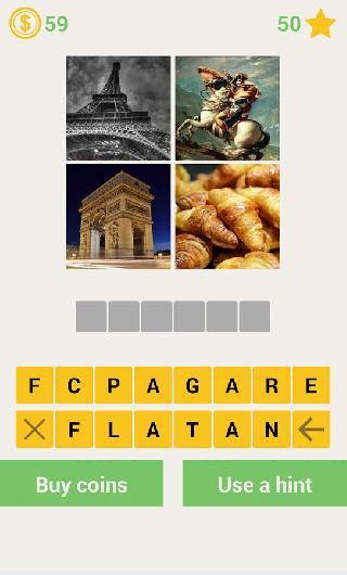 4 pics 1 word