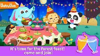 baby panda's forest feast - party fun