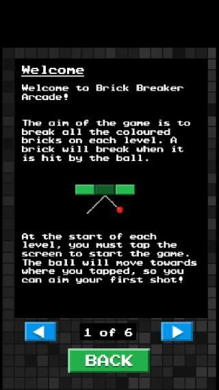 brick breaker arcade