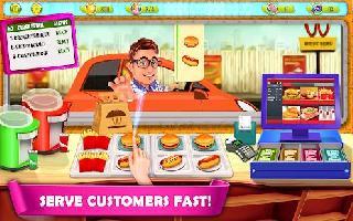 drive thru cash register - girl cashier
