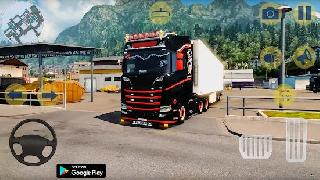 euro truck simulator : cargo truck games 2021