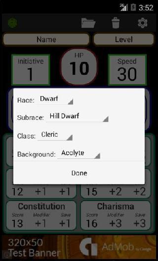 fifth edition character sheet