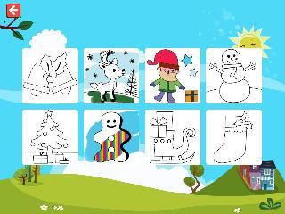 finger paint colouring pages
