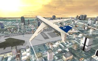 flight simulator: city plane