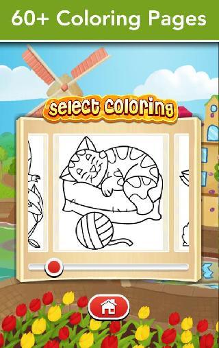 girls coloring game