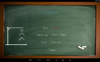 hangman on blackboard