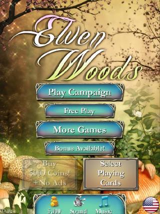hidden solitaire elven woods - free card game