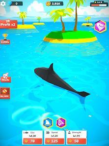 idle shark world - tycoon game