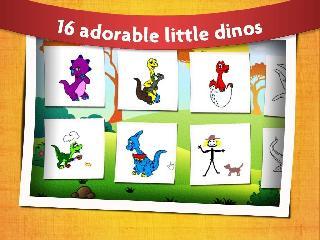 kids dinosaur colouring book