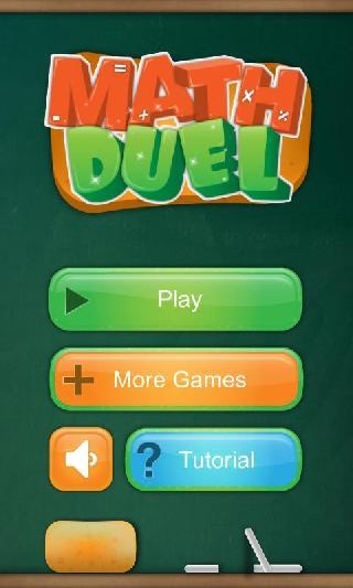 math duel: 2 player math game