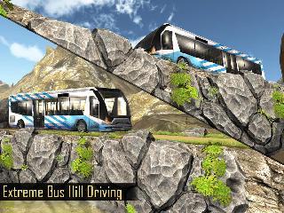 off road tourist bus driving