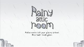 rainy attic room