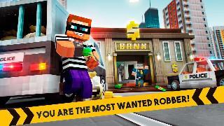 robber race escape  police car chase runner