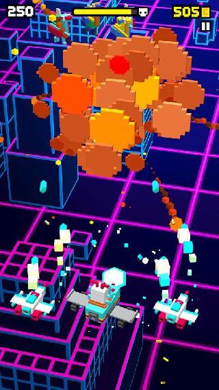 shooty skies - arcade flyer