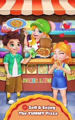 sweet pizza shop - cooking fun