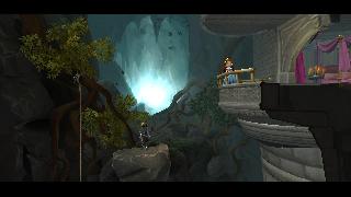 the cave