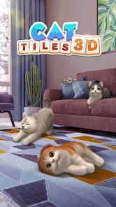 triple match - cat tiles 3d