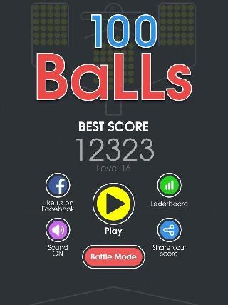 100 balls - tap to drop the color ball game