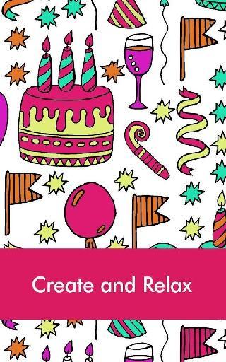 doodle coloring book for adult