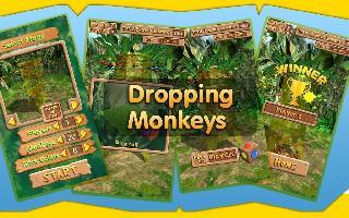 dropping monkeys 3d board game
