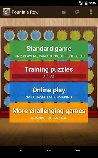 four in a row puzzles