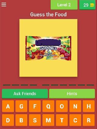 guess the food free quiz